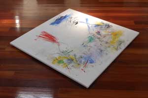 Painting on the ground