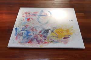 Painting on the ground